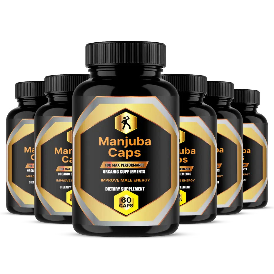 Manjuba Caps Male Vitality Supplement — 6 Bottle Pack Official USA 2026